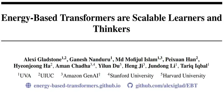 新范式来了!新能量模型打破Transformer++扩展上限,训练扩展率快35%