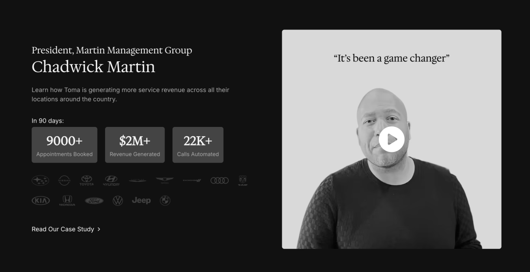 把AI agent用在这一垂直领域,这家公司拿到a16z领投的1700万美元,还让传统经销商预约量暴涨6倍